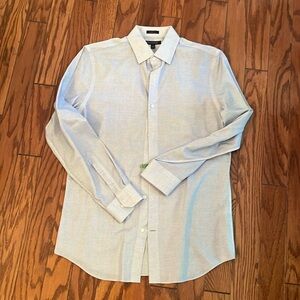 Men’s Banana Republic dress shirt white and blue